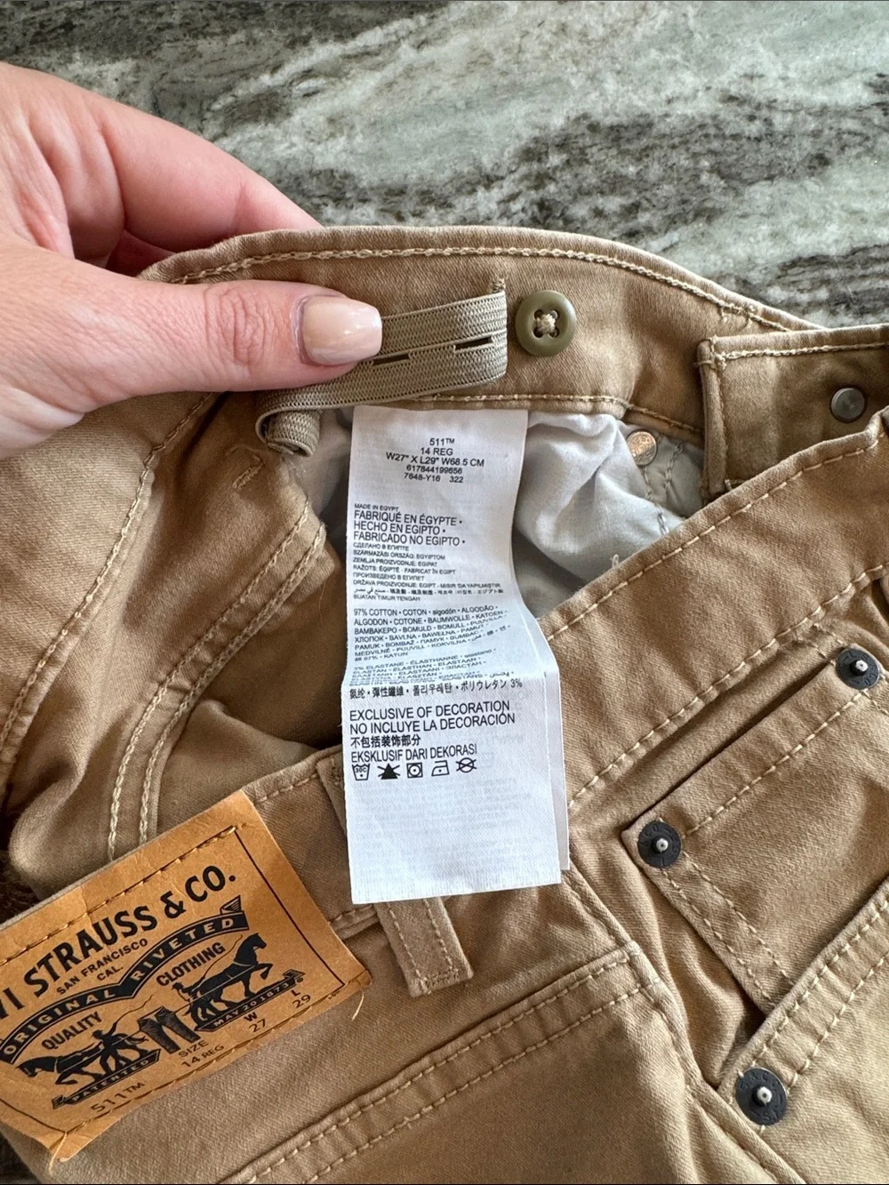 Levis youth size